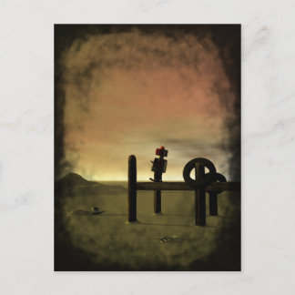 Little Red Robot Postcard