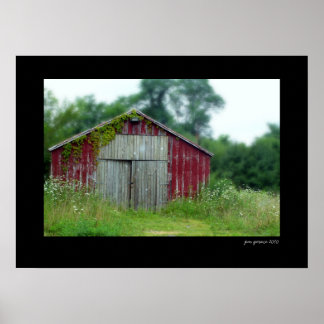 little red shed poster
