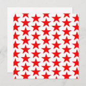 Little Red Stars Pattern (Front/Back)