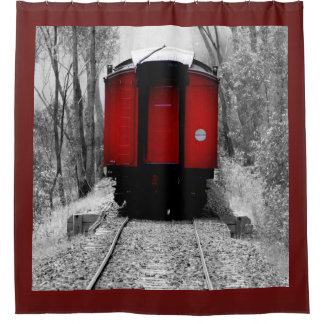Black White Red Shower Curtains | Zazzle Black White Red Shower Curtains | Zazzle