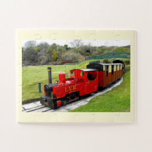 Little red train jigsaw puzzle