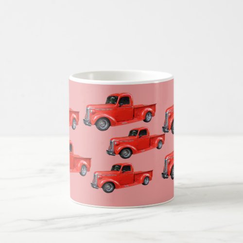 Little red truck _vintage vehicles coffee mug