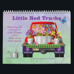 Little Red Truck Wall Calendar<br><div class="desc">Little Red Truck Wall Calendar featuring the little red truck artwork of Rick Ellinger and a Bible verse on each month.</div>