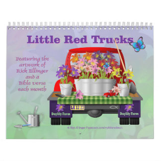 Little Red Truck Wall Calendar