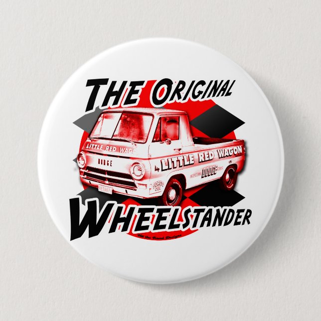 Little Red Wagon Button (Front)