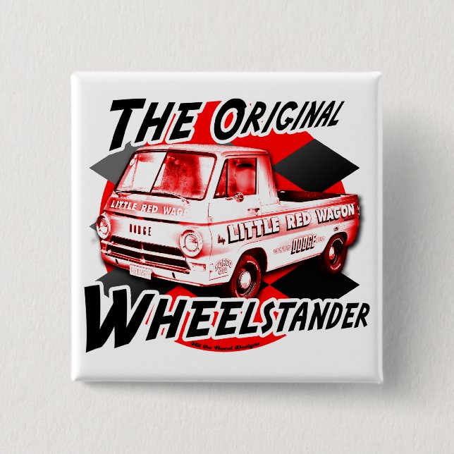 Little Red Wagon Button (Front)