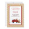 Little Red Wagon & Teddy Bear 5x7 Invite 2-sided