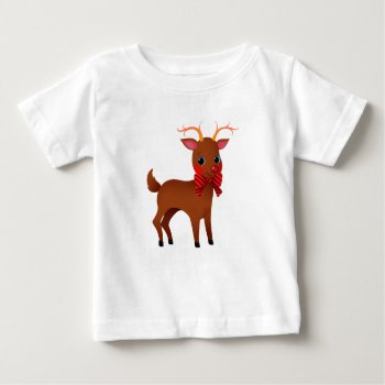 Little Reindeer Baby T-shirt by WingSong at Zazzle