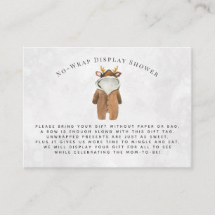 Little Reindeer   Display Shower Invitation Insert