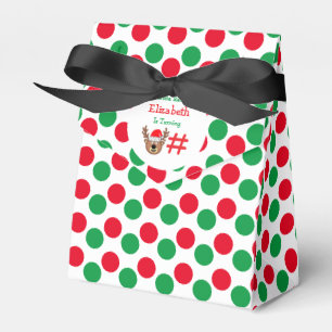 Little Reindeer Kids Birthday Favor Boxes
