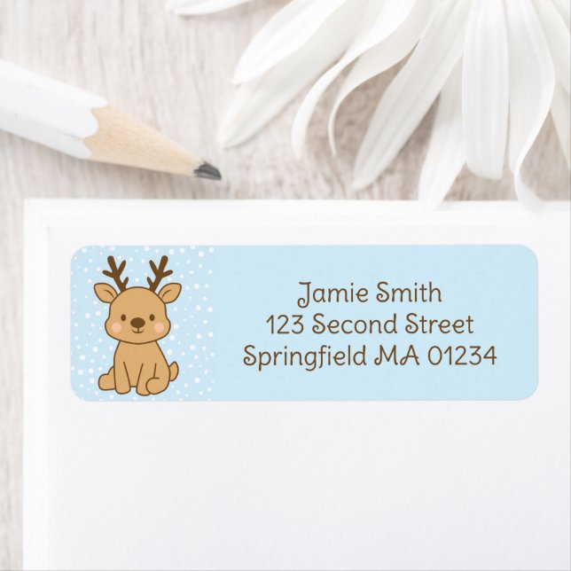 Little Reindeer Label (Insitu)