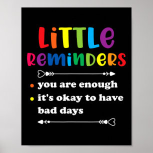Little Reminder Mental Health Counselor Poster