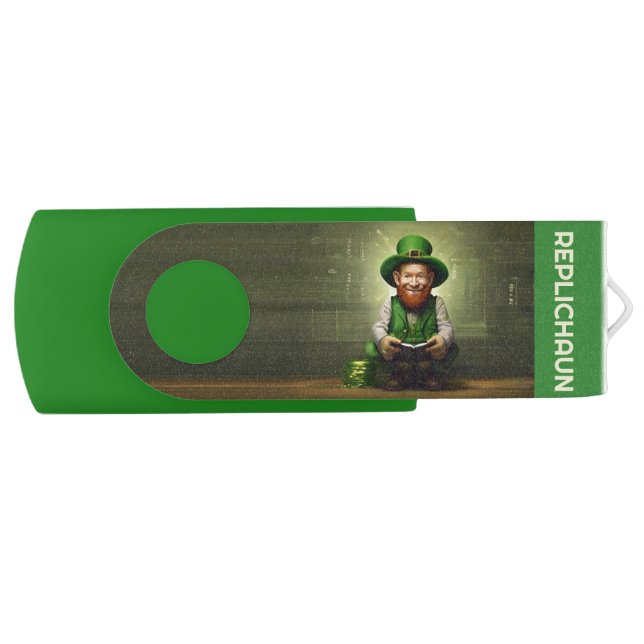 Little Replichaun Leprechaun Flash Drive (Front)