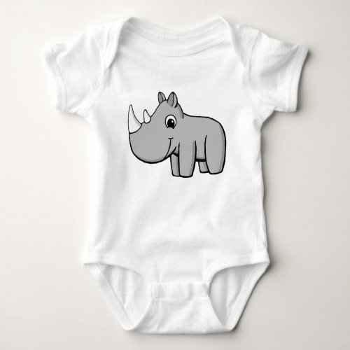 Little Rhino Baby Bodysuit