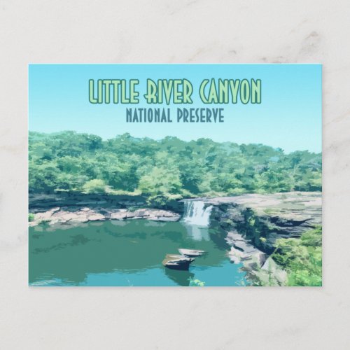 Little River Canyon National Preserve Alabama Postcard