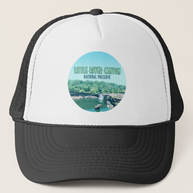 Little River Canyon National Preserve Alabama Trucker Hat (Front)