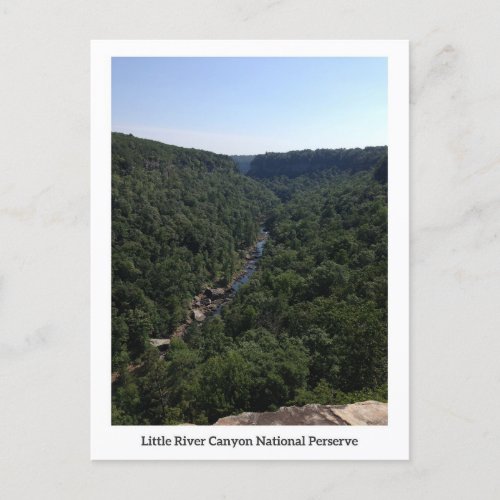Little River Canyon Postcard 1