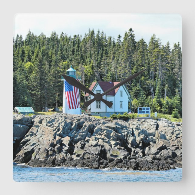 Little River Lighthouse, Maine Clock (Front)