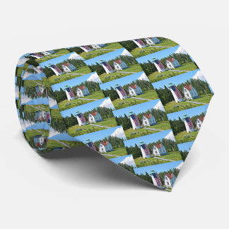 Little River Lighthouse, Maine Mens Tie