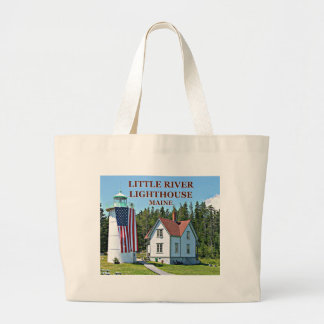 Little River Lighthouse, Maine Tote Bag