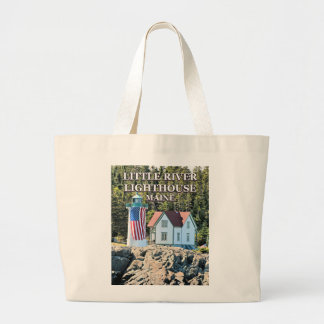 Little River Lighthouse, Maine Tote Bag