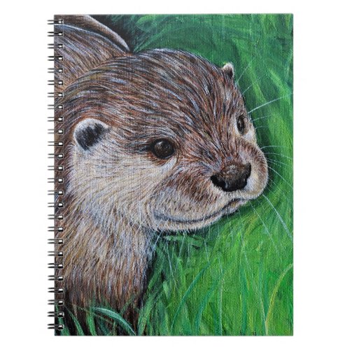 Little River Otter Painting Notebook
