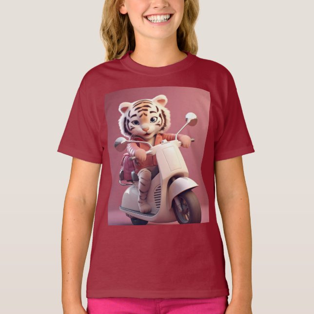 Little Roar, Big Dreams tiger T-Shirt (Front)