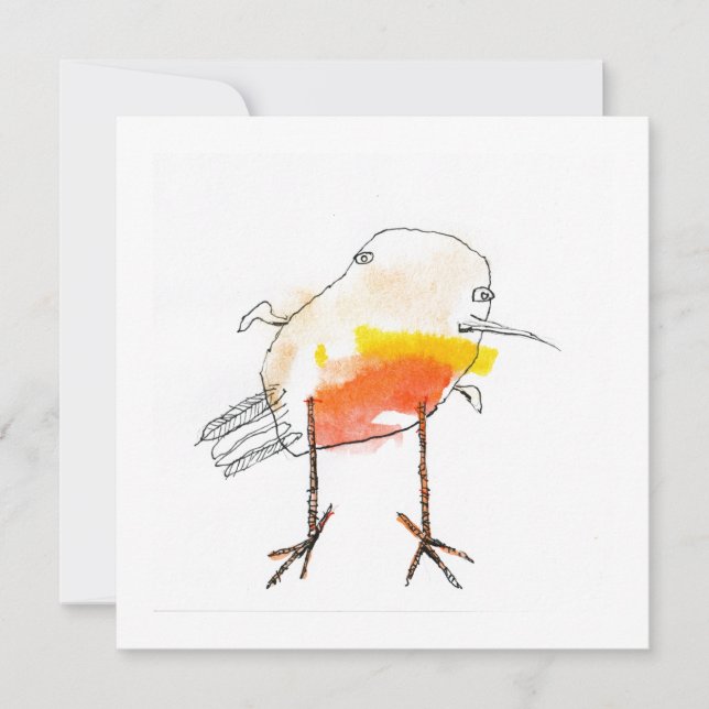 Little Robin Holiday Card (Front)