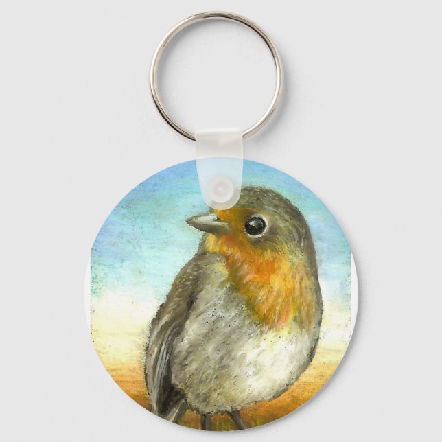 Little Robin Keychain (Front)