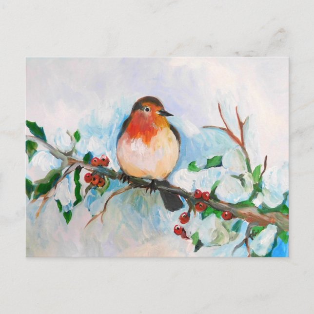 Little Robin Postcard (Front)