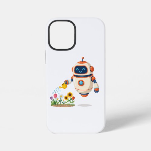 Little Robot Gardener iPhone 12 Mini Case