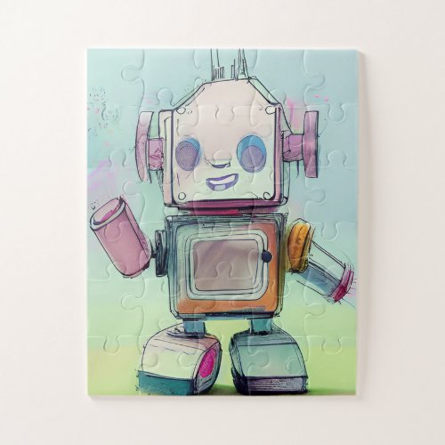 Little Robots Everywhere 009 Jigsaw Puzzle