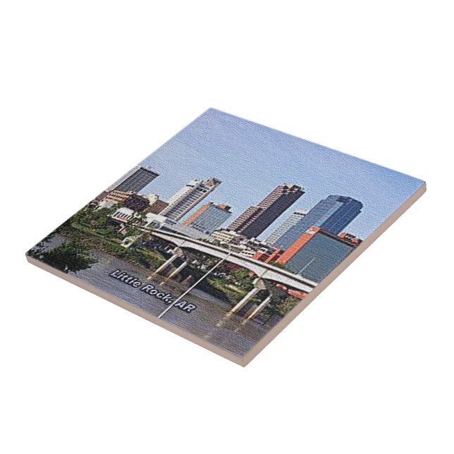 Little Rock, Arkansas Ceramic Tile (Side)