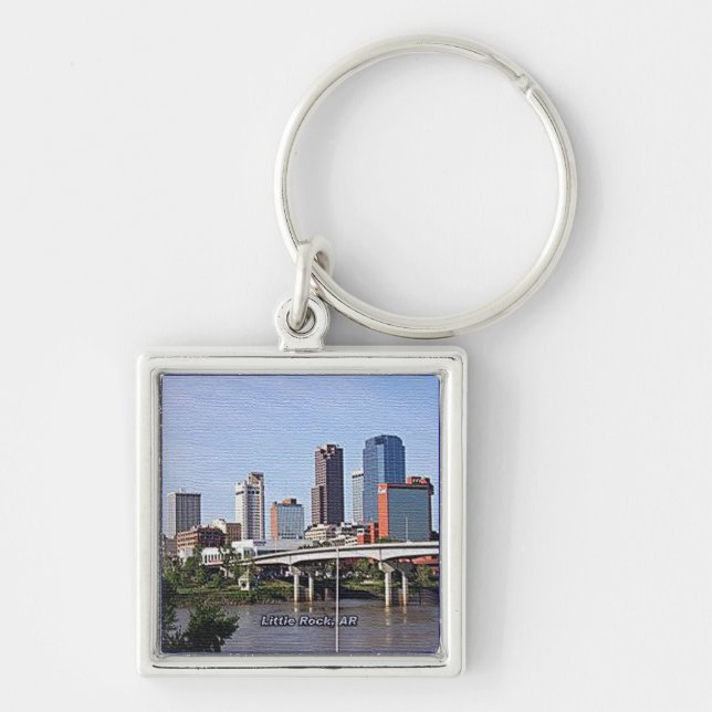 Little Rock, Arkansas Keychain (Front)