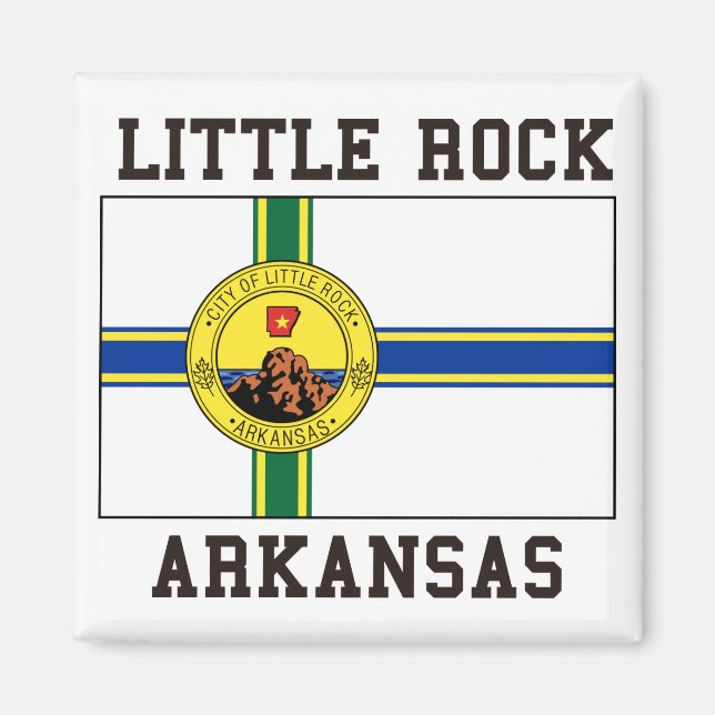 Little Rock Arkansas Magnet (Front)