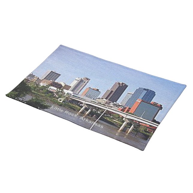 Little Rock, Arkansas Placemat (On Table)