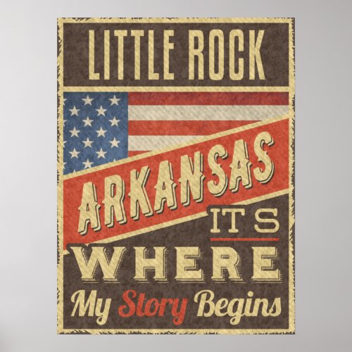 Little Rock Arkansas Poster