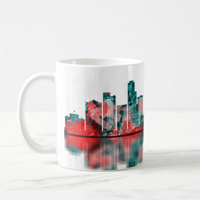 Little Rock Arkansas Skyline Coffee Mug (Left)
