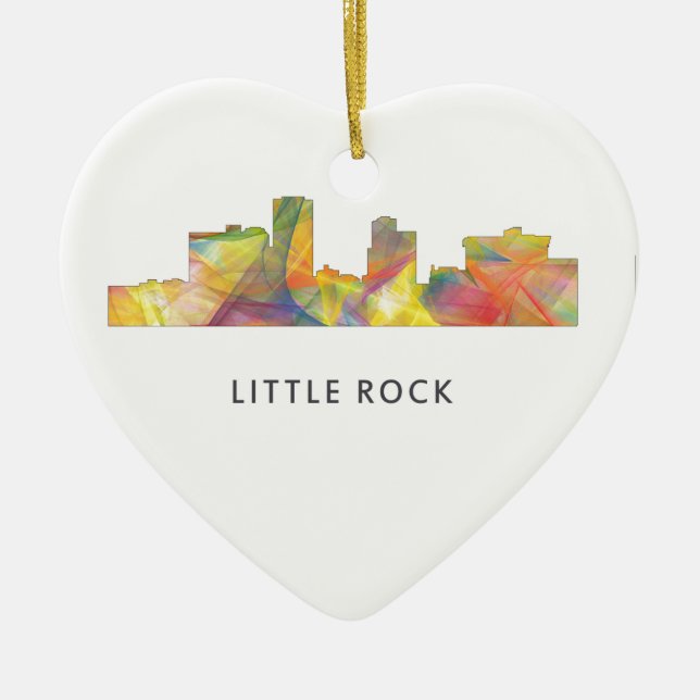 LITTLE ROCK,ARKANSAS SKYLINE WB1 - CERAMIC ORNAMENT (Front)