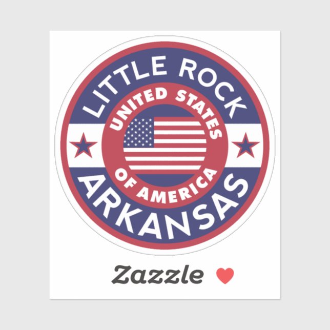 LITTLE ROCK, Arkansas Sticker (Sheet)