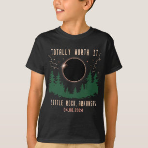 Little Rock Arkansas Totally Worth It 2024 Solar E T-Shirt