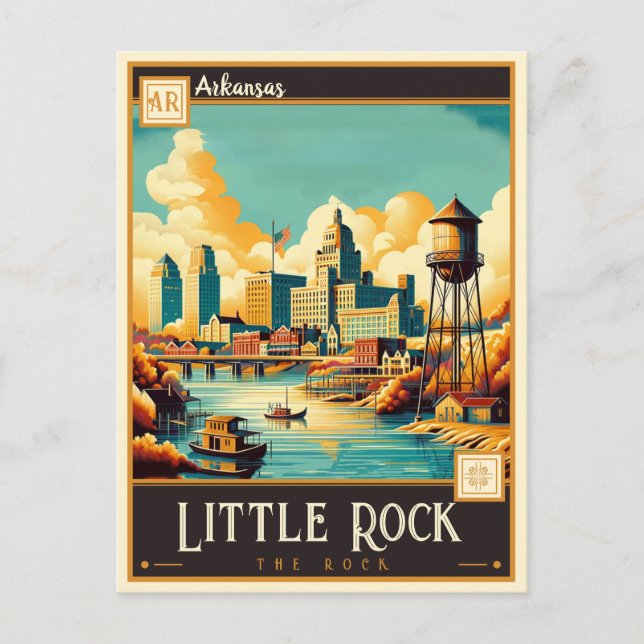 Little Rock, Arkansas | Vintage Postcard (Front)