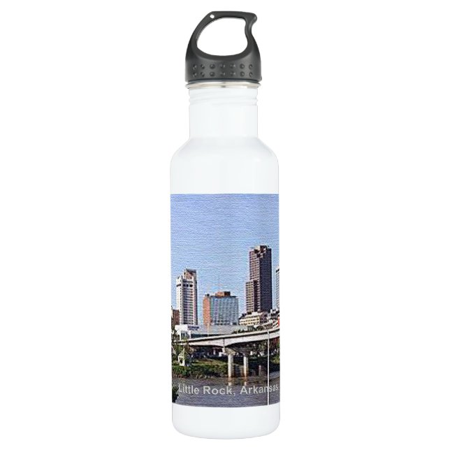 Little Rock, Arkansas Water Bottle (Front)