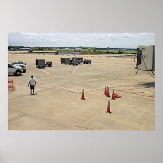 Little Rock Tarmac Poster