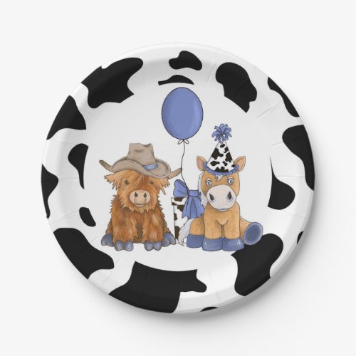 Little Rodeo Birthday Party Plates