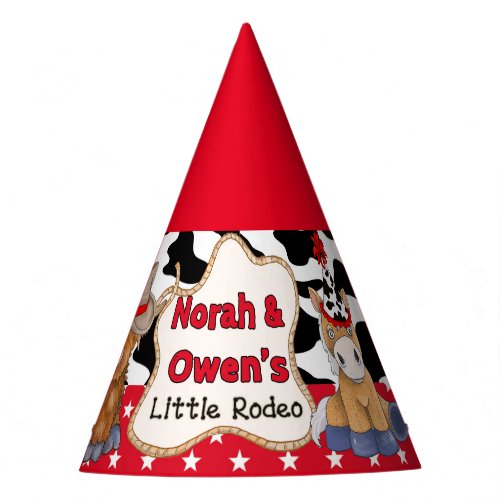 Little Rodeo Party Hat _ Red