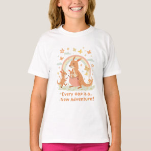 Little Roo Adventures – Kangaroo Day Design T-Shirt