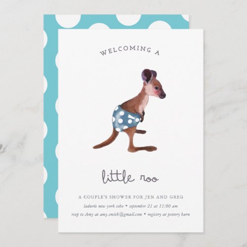 Little Roo custom2 Invitation