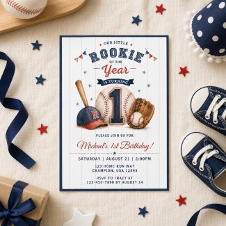 Little Rookie 1st Birthday