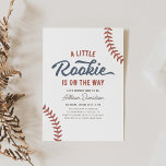 Little Rookie Baseball Baby Shower Invitation<br><div class="desc">It's game time! Celebrate a little one on the way with this baseball themed invitation!</div>